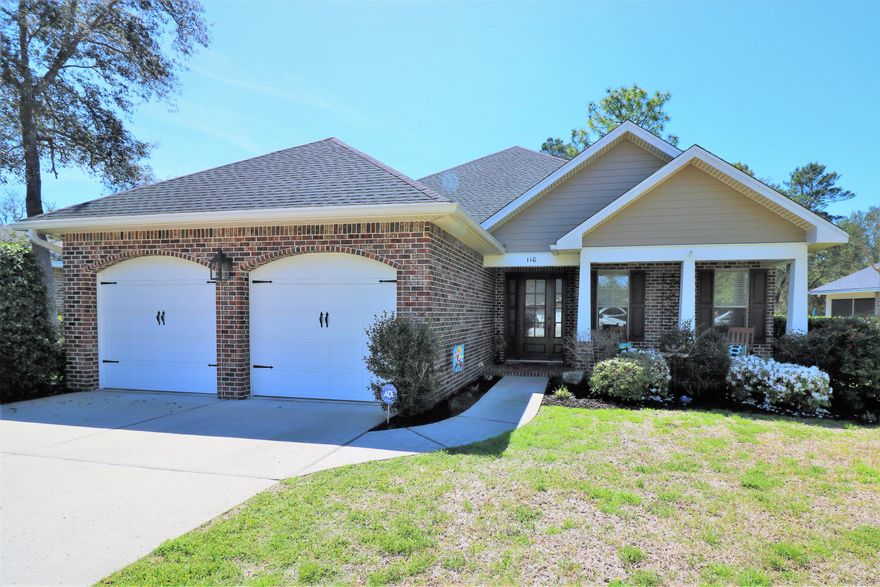 This gorgeous all-brick Huff home is located in the highly sought after community of the Preserve at Swift Creek. It has been meticulously maintained and lovingly updated. Features include: 8ft interior doors, 10ft ceilings, 5.25in baseboards, upgraded granite countertops, soft close drawers and cabinets, Kenmore Elite stainless steel appliances, walk-in pantry, laundry room with pull down ironing board, crown molding, gas fireplace, irrigation system, and ADT Security system with; motion sensors, glass-break alert, automatic fire service notification, and carbon monoxide alarm. New to this home: recessed LED lighting, dining room chandelier with Edison bulbs, hot water circulating pump, custom Sunbrella shades on back screened-in porch, and rollouts in all bottom kitchen cabinets.... Expansive master suite has sitting area, full bath with; a garden tub, frameless glass shower, granite topped double vanity, and spacious walk-in closet. Home offers gas at the kitchen range and back patio should you want it. The prestigious location is prime for fabulous restaurants and easy access to Eglin AFB, 7th Special Forces Group, and Duke Field. Within 14 miles to the beautiful sugar white sandy beaches of Destin and 9 to Northwest FL Regional Airport. Niceville is home of top rated schools.