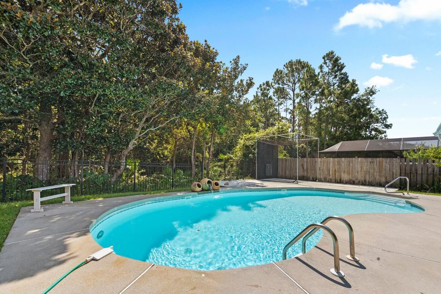 With Sound access and sporting a gorgeous new roof, this ready-to-move-in split floor plan home will excite you as you walk throughout and see all the unrivaled upgrades it has to offer!  Rich walnut LVP and neutral ceramic tile keep the home cohesive, warm, and welcoming.  Cook your favorite meal in a spacious chef's kitchen equipped with stainless appliances that are less than two years old and features a full-sized pantry.  Granite countertops and travertine backsplash tile grace the kitchen space making it a place you'll love spending time. The master bath features travertine tile around the garden tub and shower with a beautiful glass architectural barn-door sliding glass sliding doors. style sliding door and both bathrooms have new, high, contemporary toilets.  Lots of fresh paint, custom blinds throughout, sold wood doors for noise reduction, and satin chrome hardware throughout, and new carpet in two bedrooms bring it all together.  After a hard day's work, relax in your backyard oasis by the sparkling pool with gorgeous fountain or in the beautiful Florida room!  Backyard cage for putting/chipping.  1 Gig Ethernet hookup in office. Garage has full climate control - heat and air. 
HVAC is less than 3 years old.