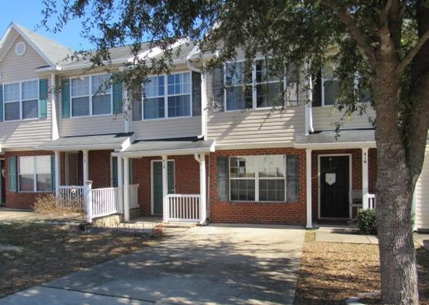 Move in ready Townhome centrally located in Crestview, within walking distance to elementary and middle school. Freshly painted throughout to include upgraded flooring. First floor offers a separate dining room that looks out to the front of the yard. Large living/dining combo to the back of the home. Kitchen is open to the dining area. Double french doors go out to back patio where upgraded privacy fencing keeps it private. There is also a shed that conveys in the back yard. Buyer to verify all pertinent information to satisfy themselves. Home is being sold 'as is'.