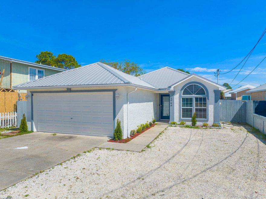 HIGH-DEMAND LOCATION MEETS TURN-KEY INCOME POTENTIAL with this short-term rental in Panama City Beach. This 3BR/2BA home offers 1,242 SF heated (1,846 SF total) with updated furnishings and appliances, allowing for immediate rental operation. Investor-friendly features include extra-large parking for multiple vehicles, a covered patio, outdoor fire-pit gathering area, and a large storage shed with potential for a game room or added guest amenity. JUST A 6-MINUTE WALK TO PUBLIC BEACH ACCESS 15, slightly over 11 minutes to M.B. Miller County Pier, and minutes to dining, shopping, and attractions, this property benefits from strong rental potential driven by walkable beach access and functional layout. Suitable for investors, second-home buyers, or full-time residents.