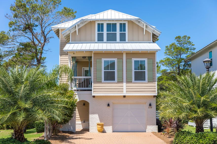 Boasting luxurious and custom finishes, this home offers a versatile and bright floor plan. In immaculate condition, it offers 3 bedrooms, 3 full baths, two living spaces and a one car garage. As you enter the home from the courtyard entrance the first floor has one bedroom, a large game room/office that can be converted as a 4th bedroom and a full bath. The second floor has a large Kitchen open to the Living room and Dining room, a covered porch, a bedroom and full bath. The Kitchen offers a gas range, granite countertops, stainless steel appliances, 42'' cabinets and a large island. The dining room has a custom built-in wine bar with lighting and storage. On the third floor the oversized master suite includes two large walk-in closets with custom built-ins and extra storage space.