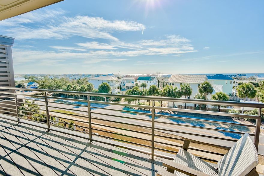 THE CREST is the newest, luxury, gated community on Hwy 30A! The Crest provides stunning, contemporary architecture & views of the Gulf from Destin to Panama City! Conveniently located in Blue Mountain Beach on one of the highest points on Hwy 30A, the view from the rooftop terrace is simply stunning! This 3500 sq ft home boasts 5 bedrooms, 5.5 baths and two spacious living areas. The Crest affords its owner quality (partial steel) construction along with extra space to enjoy those family days at the beach without the paying the price of gulf-front! A few of the many amenities include a community pool, poolside cabanas, separate storage for each unit, a golf cart for each owner...all of this in a gated community!  Under Construction with an estimated completion date of July 31,2021