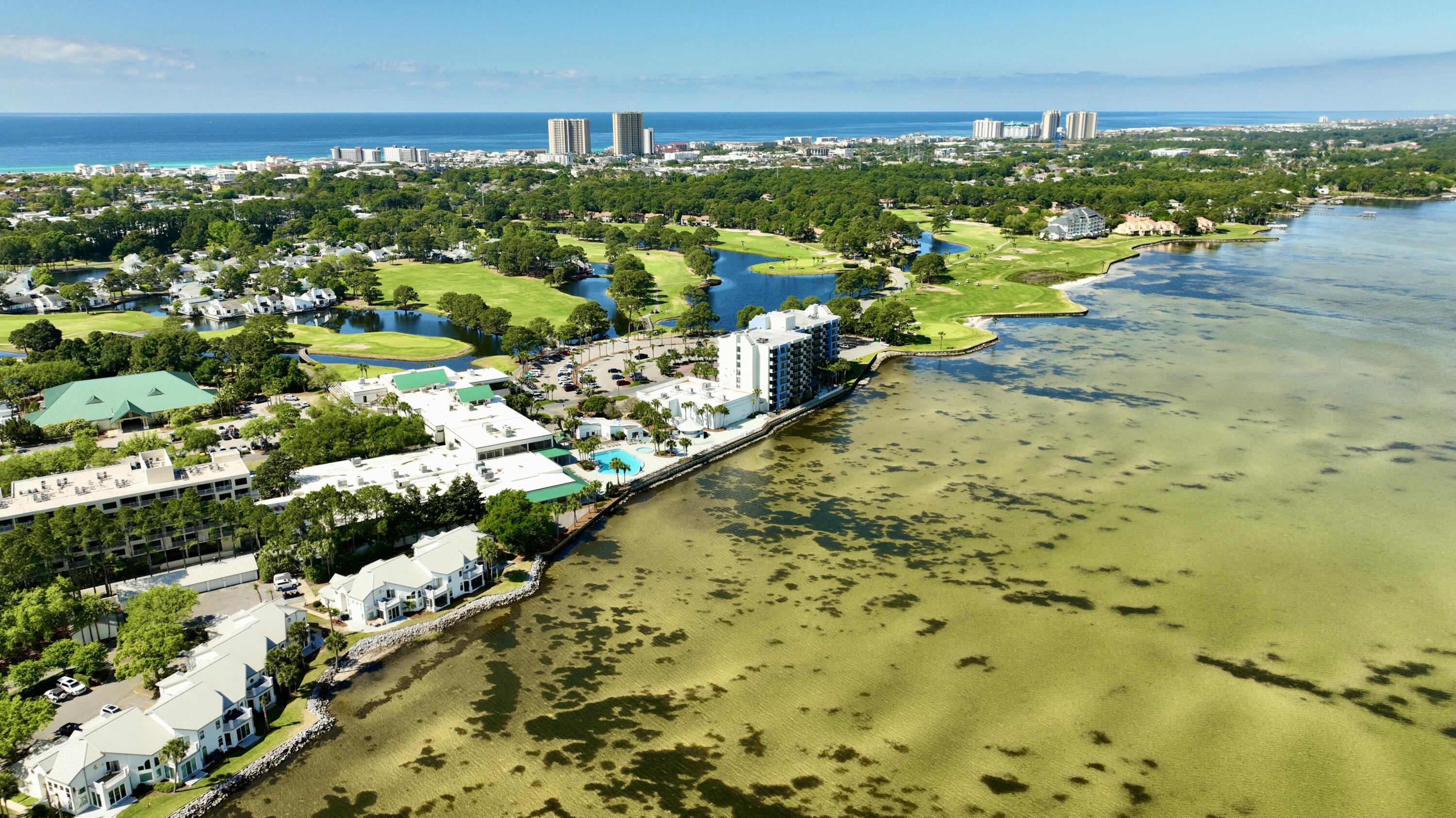 WATERRONT VIEW - EASY BAY VIEW ACCESS RIGHT OUTSIDE YOUR DOOR - FIRST FLOOR UNIT NO ELEVATOR NEEDED - Welcome to your slice of paradise in the heart of Sandestin Golf and Beach Resort, a premier gated community on the Emerald Coast. This beautifully maintained bayfront condo offers peaceful views of Choctawhatchee Bay and the perfect combination of comfort, style, and convenience.Inside, you'll find a bright, open layout with coastal-inspired finishes and plenty of natural light. Step outside to your private patio--an ideal spot for morning coffee, evening sunsets, or simply soaking in the tranquil waterfront surroundings.