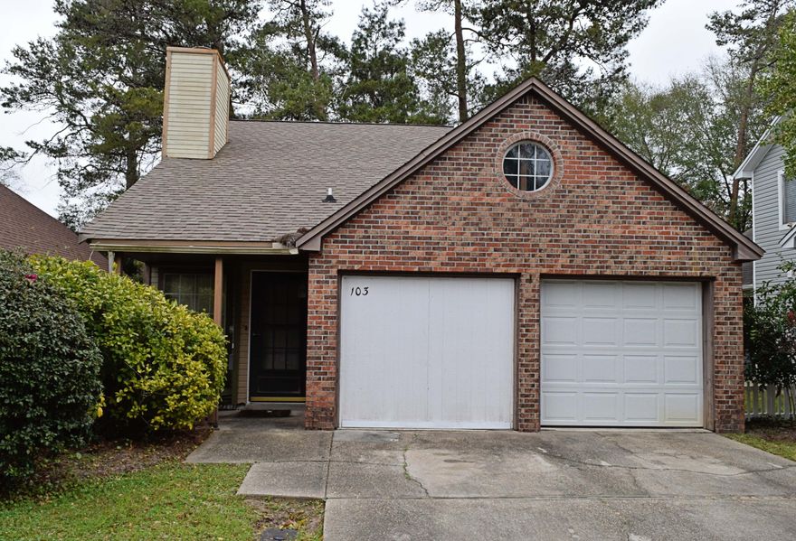 Start planning your move! This home is an incredible value.Perfect for first time buyers or anyone looking for a cute cozy home. The minute you walk in visitors are surprised how large this home feels due to the cathedral ceiling and two story family room,giving the home an open airy feel.The beautiful fireplace is the focal point,and the large kitchen enjoys a view of the wooded fenced backyard.Imagine sitting on the screened sunroom and enjoying the beautiful setting! It has been freshly painted and ready for new owners. It won't last long at this price!