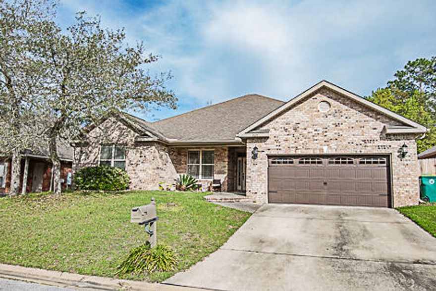 Available NOW! 1/2 off first months rent! This IMMACULATE 3/2.5 with a BONUS ROOM is located in one of Crestview's southernmost neighborhoods! A short commute to military bases, shopping, & beaches. This FABULOUS home boasts an open floor plan! The spacious family room offers room for entertaining. In the kitchen, you will find granite countertops, cabinetry w/ lighting underneath, & a walk-in pantry. The bedrooms are split offering a private master suite where the master bathroom has two linen closets, walk-in closet, dual vanity, shower with separate garden tub. Out back, there is a screened in back porch and fire pit for relaxing and grilling! NO pets allowed. Applications are done online at www.rentgoodlife.com