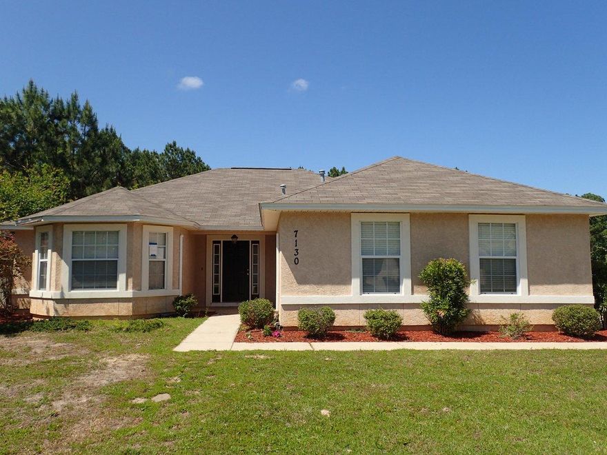 This must see to appreciate REO property is located just mins from everything that Panama City has to offer. A short drive to the center of Panama City, FSU satellite, campus, and the beaches! Travel west and hit pier park or East over Hathaway Bridge to campuses, base and more. This 3 bedroom 2 bath split bedroom design home has stucco exterior, new roof, and a privacy fenced corner lot. Home needs just some basic cosmetics but a fresh start awaits. A must see to appreciate. Call today!