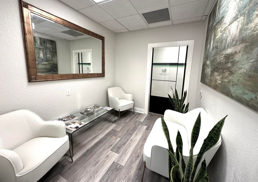 Newly professionally renovated and decorated office space at The Summit, an A rated building located on Hwy. 98 in Miramar Beach. This sale contains two suites that have been joined to create a complete Virtual Office space. The property contains interior private common areas plus 8 office suites that have been divided as follows: 1 seating/reception space, 4 private offices, 2 shared office spaces, 1 media/podcast room, 1 conference room and a full kitchen. The premises have been operating as Emerald Coast Virtual Offices and there is one full-time tenant in place. Virtual Office company could be sold with property at an additional price.  Don't miss the opportunity to own this beautifully renovated income producing investment!