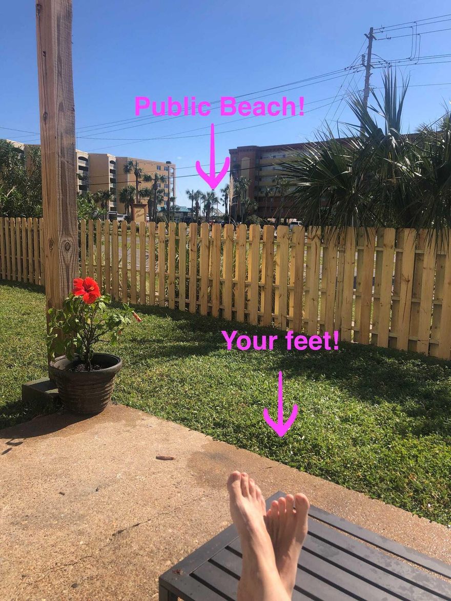 LOCATION, LOCATION, LOCATION!!! Unique opportunity to own a freshly remodeled 2-bedroom condo on Okaloosa Island just across the street from the beautiful, white sand beaches of the Gulf of Mexico! Island Gardens is just a block away from one of many public beach accesses on Santa Rosa Blvd.. So, if your whole goal is to enjoy sunny days eating, playing and lounging on the soft sand and in the sparkling emerald green water, or to add a lucrative rental property to your portfolio, you have found the right spot. The bright open floor plan gives the unit a spacious feel. The kitchen features a large custom concrete breakfast bar with lots of seating, and direct access to the back patio through the sliding glass door. Feel refreshed and energized from all the natural light cascading into this beautiful condo. For added convenience an all-in-one washer/dryer is installed in the kitchen. Not only is Island Gardens near the beach, it is also nearby to restaurants, nightlife, groceries, shopping and boat and watercraft rentals. It's the perfect family vacation getaway to create those special memories, and when you're not using it for family time it can earn you fantastic income. This condo is an income producing property with steady rental history, and tons of excellent reviews. Make your appointment to see this condo during it's next available spot. Furnishings, including high-end, name brand mattresses can be purchased in a separate transaction at a very fair price, excluding just a few specified art pieces.