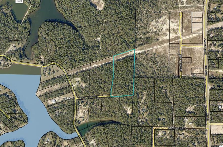 Discover the perfect opportunity to own 9.24 acres of pristine, vacant land on Lot C, Lucky Druk Trail, in the heart of Crestview, Florida. Nestled in a serene and rapidly growing area, this expansive parcel offers endless possibilities for building your dream home, creating a private retreat, or developing an investment property. With its peaceful, wooded setting and convenient access to major highways, this property combines the tranquility of country living with proximity to modern amenities. Bonus Opportunity: Expand your possibilities with the option to purchase the adjacent Lot B, an additional 8.34 acres, for a combined total of 17.58 acres. This rare chance allows for larger-scale development, a private estate, or enhanced investment potential. Emerald Coast Beaches: Just 45 minutes (approximately 30 miles) to the sugar-white sands and turquoise waters of the Gulf Coast, perfect for beach lovers.

Destin-Fort Walton Beach Airport (VPS): Only 25 miles away, about a 40-minute drive, for convenient travel.

Eglin Air Force Base: A short 16-mile drive, roughly 25 minutes, ideal for military personnel or contractors.

Tallahassee, FL: Approximately 130 miles, or a 2-hour drive, for easy access to the state capital for business or leisure.

