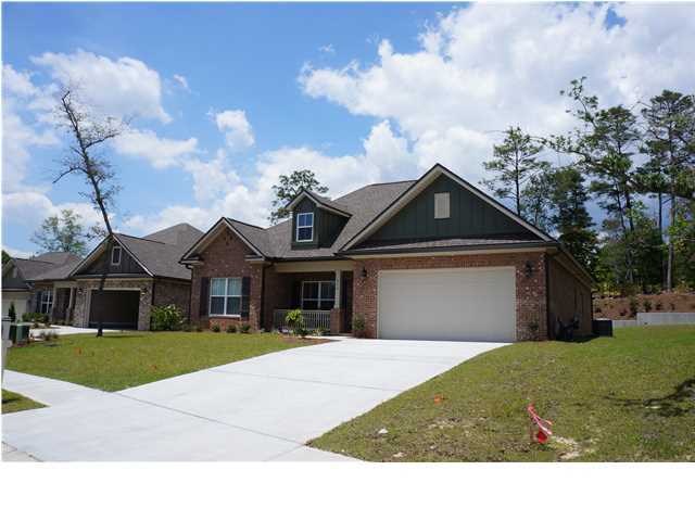 2 x 6 exterior wall framing, R-19 exterior wall insulation, High Impact windows, Legacy brand cabinetry in the kitchen and bath (raised vanities in the baths!), stainless steel appliances, 3 cm granite in the kitchen and baths, 5 1/4 trim, crown molding, tile in wet areas, family room, foyer, 9 ft ceilings THROUGHOUT home, Mana-Bloc plumbing system, covered porch, sprinkler system on timer, alarm system - this house has it all. Hawks Landing is a protected enclave of just 35 homes sites with quiet cul-de-sac living just west of Twin Cities Hospital, it has quick access to both Hwy 85N and 85S which puts you central to both Hurlburt Field, Eglin, AFB, 7th Special Forces Army Base, and Duke Field. Hawk's Landing is close Northwest Florida State College, shopping, public boat launches, and