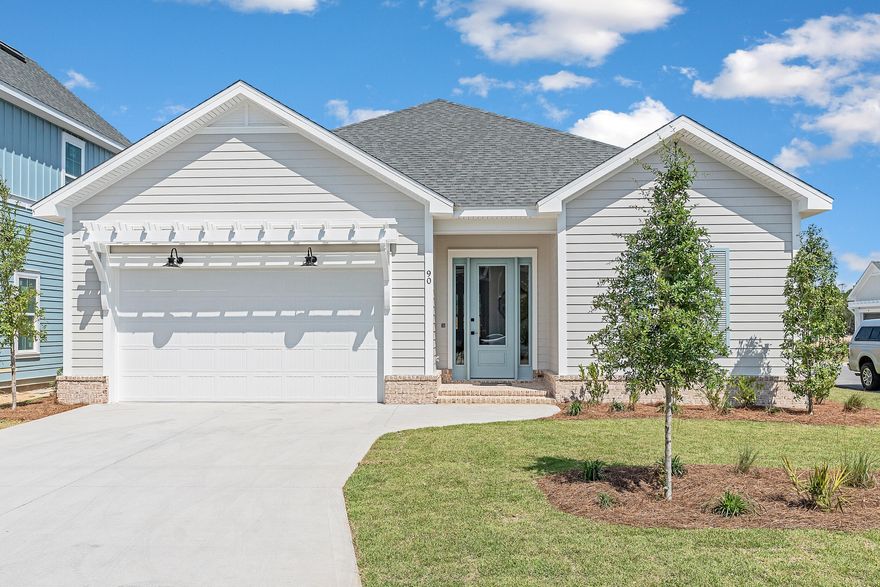 *Fully Furnished Brady MODEL available with either a leaseback purchase or a delayed closing until July/Aug 2024. Located in the Longleaf Park neighborhood in the Watersound Origins community, this is a true turn-key opportunity!

The Brady plan is a single-level, open-concept floor plan with 3 bedrooms, 2.5 baths, a study and a 2-car garage. This model home not only comes *fully furnished and decorated by a favored designer, it also offers an abundance of features and upgrades! 

Situated on a corner lot, this home includes: 10' ceilings, 8' raised panel interior doors, luxury vinyl flooring throughout, an upgraded gas appliance package including a tankless water heater and stainless steel Bosch appliances with a 30'' Dual Fuel Range plus exhaust vent hood and a microwave drawer nestled in the kitchen island for convenience, tiled kitchen backsplash, under cabinet lighting, wood cabinetry with soft-close features, crown molding in main living area, tiled shower in all full bathrooms with upgraded Subway tile in the jack and jill guest bathroom, plus Melamine closet shelving throughout and cabinets in the laundry room. *Blinds are included with furniture pkg.

Exterior features include an extended, screened-in rear porch that is  just off the living room, a gas stub for outdoor grilling and a secluded back yard surrounded by a 6 ft fence to enjoy peaceful, private outdoor time.

Longleaf Park conveniently located closer to the front of the community with easy access to the Watersound Town Center with the largest Publix in the area, a seasonal farmers market, restaurants, and more!

The Watersound Origins community is one of South Walton's most coveted neighborhoods for its exceptional amenities, beautiful new homes, and prime location. Amenities include the Village Commons pool & fitness center, sports courts including tennis and pickle ball, miles of nature trails, dock access to Lake Powell, unlimited golf and lots of green space for outdoor play. The all new Watersound Town Center brings a new level of excitement and convenience to the community with a Publix Super Market, delicious restaurants, healthcare facilities, a seasonal weekly Farmers Market, and more right at the entrance to the neighborhood!

*Pricing may not include all options or fees and is subject to change. Please contact our Watersound Community Specialists for the latest information.