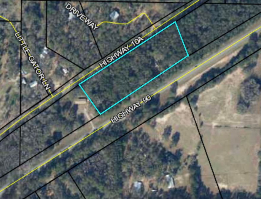 Calling all investors! This lot is 3.5 acres in Ponce de Leon. This lot and home boasts loads of potential with the right amount of TLC.  Cash Only Buyers. Home is As-Is, Seller will not make any repairs.