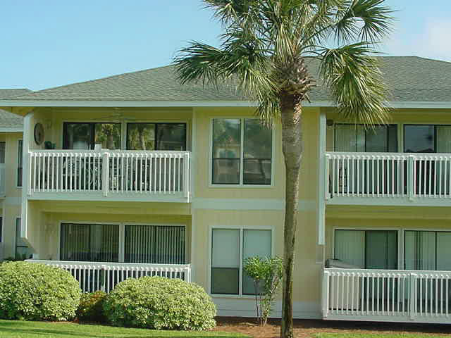 Don't miss this lovely,updated, centrally located 1 bdrm condo overlooking the #1 & #7 golf fairways & across a parking lot from the canal.This is one of the most comfortable, popular floor plans in SPC. Fully furnished & rental ready w/ good rental history,this is a perfect turn key investment property or second home.NEW a/c and a NEW wter heater. MOTIVATED SELLERS!!SPC is a medium density residential style resort occupying 43 acres in the heart of downtown Destin. No elevators,park directly in front on your condo and walk right in!! Favorite amenities include 1100 ft beachfront w/seasonal beach service,beach bar & grill,5 pools,6 tennis courts, boat docking in canal by reservation, marina slips for lease by availability,Par 3 pitch & putt golf course,& fine dining at Lousiana Lagniappe.
