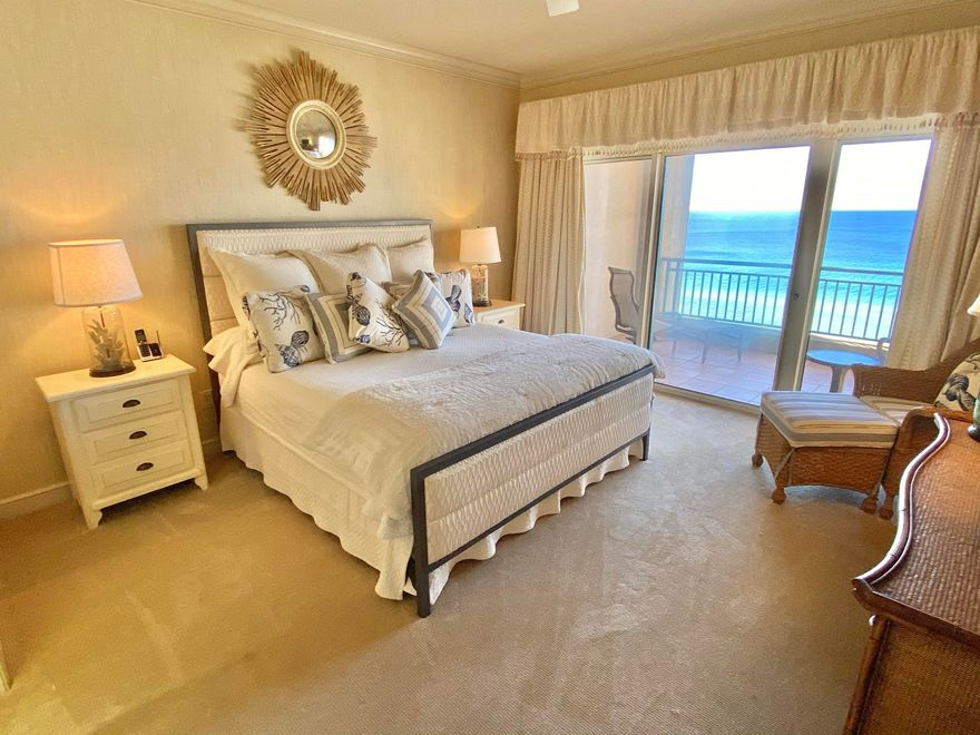 This beautiful 11th FL 4 bedroom 4 bath gulf front in Southwinds III, a magnificent non rental building in Sandestin, is a must see.   A private beach and heated pool are just a few of the many amenities with this new listing.A feeling of coastal casual  is yours as you enter this unique condo.  Beach and water views are on all sides as this is on a corner  setting getting lots of light.Each bedrooms has it's own bath and the master bedroom sits on the beach front with it's own balcony.  The guest bedrooms have spectacular views of the bay and the marina and are all good size.The kitchen and living/dining area are all open with gulf views which makes for a wonderful family gathering spot.Southwinds is a non rental building with a private beach and covered parking.  This is a must see.