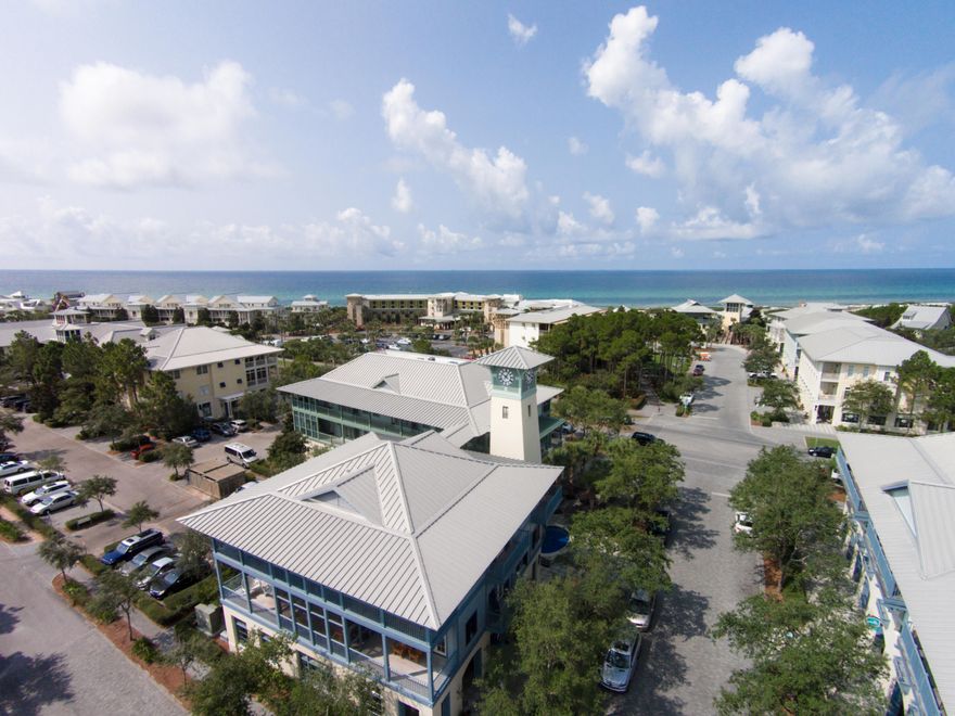 Former building of Lily Pulitzer; at Southwest corner of 30A and Watercolor Boulevard. Located within the first floor, this unit is comprised of approx 460 square feet.  Rare opportunity to capture a small footprint experiencing heavy foot traffic from visitors walking to and from the beach.   The unit is currently under renovations with an estimated completion of Q2 2021 for occupancy.  Unit will be delivered in warm vanilla shell condition. Lease will include base rent plus % rent including minimum gross sales requirements.