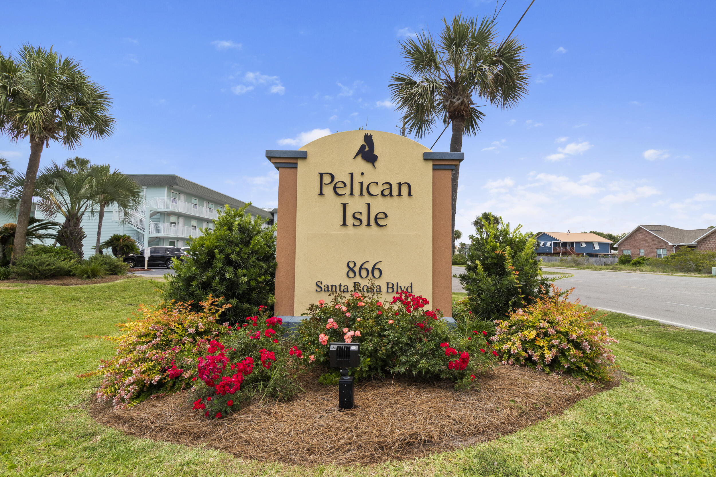 Experience the ultimate beachfront lifestyle with this beautifully furnished 1-bedroom, 2-bath condo at Pelican Isle on Okaloosa Island. Enjoy stunning Gulf views from your private 4th-floor balcony, with tile flooring throughout, hallway bunks, and a sleeper sofa for extra guests. The kitchen features a new smooth-top stove, and the updated bathroom includes a new vanity and fixtures. Pelican Isle offers a Gulf-front pool, spa, fitness center, and nearly 300 feet of beach frontage. Rental-ready and full of coastal charm!