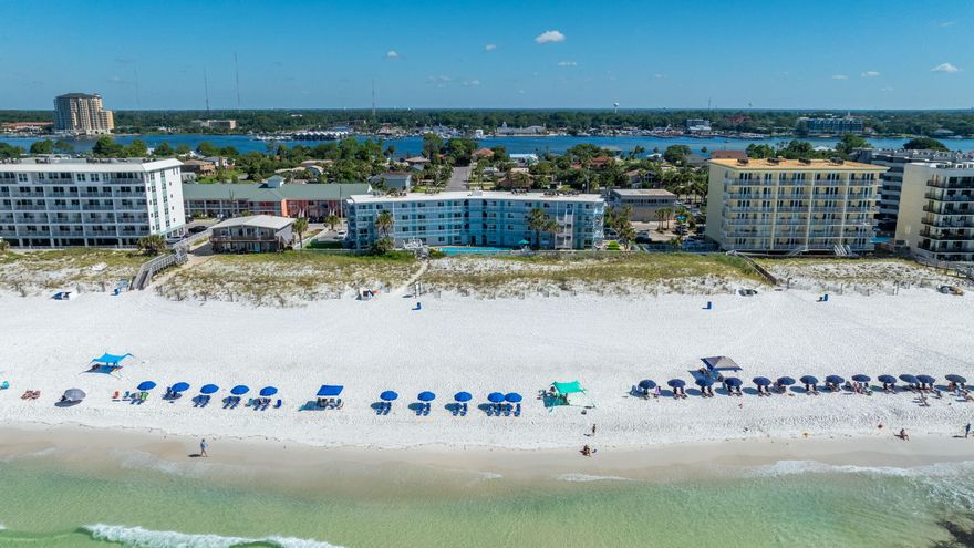 $41,400 RENTALS 2024  |  GULF FRONT  |  NEW RENOVATION  |  SPECIAL ASSESSMENT PAID  |  MILESTONE INSPECTION COMPLETE.   We're thrilled to present fully-furnished Aqua Villa Unit 302; a direct Gulf Front condo (Pet Friendly!) unit featuring updated interior finishes such as Quartz countertops, tile backsplash, recent HVAC, updated baths, Impact Windows, paint, and more.  This stunning community of only 24 coveted units has a private beach access to more than 235' of the famous sugar-white sand along the Gulf of America, with forever views from the MASSIVE private pool.  Yes, it is correct, the complex JUST completed an extensive renovation to secure its value far into the future.  HOA fee is $840/mo; Owner Pays electric, internet.  Parking for 3 cars. Sleeps 8; King, Queen, Queen, Sofa Bed