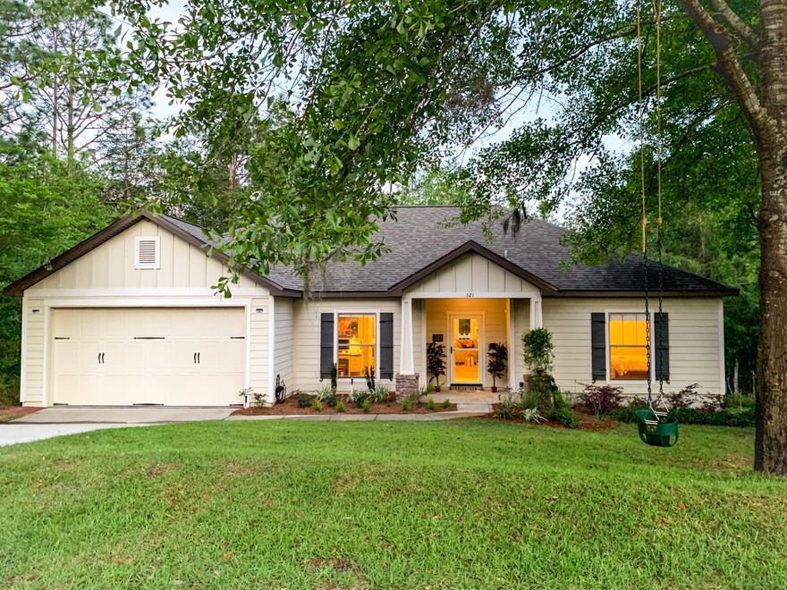 Seller is motivated and is offering up to $3000.00 towards buyer's closing costs. GREAT LOCATION just off PJ Adams Rd south of I-10. This pristinely kept Craftsman style home is nestled in the desirable Walsh Glen Estates. A spacious floor plan that includes a flex room w/custom built in shelving, 3 bdrs, 2 baths and is situated on 3.83 acres of woodlands. The acreage provides privacy and uniqueness w/ an ecologically beautiful, freshwater stream that meanders throughout. Several walking trails and areas where you can camp in your own private forest! The home is very welcoming with an open floor plan and high ceilings, New hardwood flooring and new custom lighting throughout. The kitchen boasts custom cabinetry w granite countertops, a 5 burner gas stove and Bosch ''silent'' dishwasher