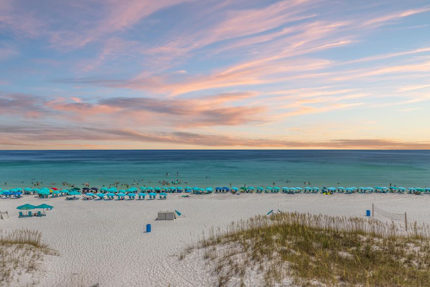 $55K rental projection! This beautifully renovated 1BR/1BA ground-floor condo at Silver Dunes comes fully furnished with a sleeper sofa and in-unit washer/dryer. Just steps from the pool and private deeded beach access, it's move-in or rental ready. Silver Dunes is a low-density beachfront resort on 8 acres in the heart of Destin, close to Big Kahuna's, The Track, dining, and shopping. Amenities include pool, tennis, basketball, beach volleyball, fitness room, summer activities, and a private beach locker. Guests return year after year to enjoy the serene setting, emerald waters, and sugar-white sand. Excellent investment or vacation home opportunity!