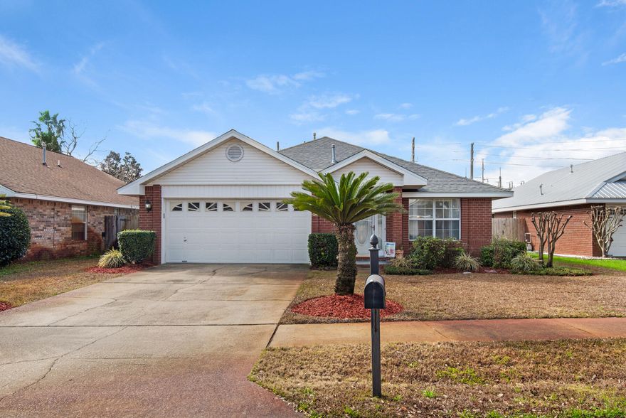 Costal living! Under $600K  1/2 mile walk to the sugar white sands of Destin, FL and convenient to Destin Commons shopping center, dining, and across from Regatta Bay Golfing in the quiet community of Sunsail. This 3 bedroom 2 bath patio home has been used sparingly as a second home and is move in ready. Spacious family room with gas log fireplace and vaulted ceilings, large eat in kitchen plus a separate living room!  Enjoy coastal breezes on the large screened lanai.  Don't let this one get away it would be a great home, second home or investment property!