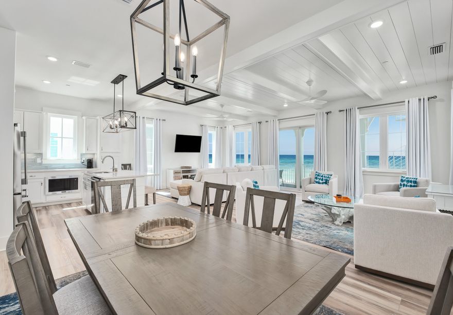 MAJOR PRICE CHANGE, SELLER MOTIVATED, JUST IN TIME FOR THE SUMMER SEASON! This private Gulf Front 6-bedroom, 6.5 baths home with a private pool was customized by the owners, with a different furniture package and decor to make it special.  The Oasis Floor Plan features offer 3990 SF of living space with an endless view from each balcony and offers two master suites on the Third Floor.  The First Floor offers a Recreation Room with a Mini-Kitchen and a gaming area with Pool table, bunk room and an Elevator.  The second floor features the living area with an open Great Room, that opens to an oversize balcony with endless views both East and West.  Two Bedrooms with Ensuite Baths and a large Laundry with additional storage.  The Third Floor offers three bedrooms, all with ensuite bath