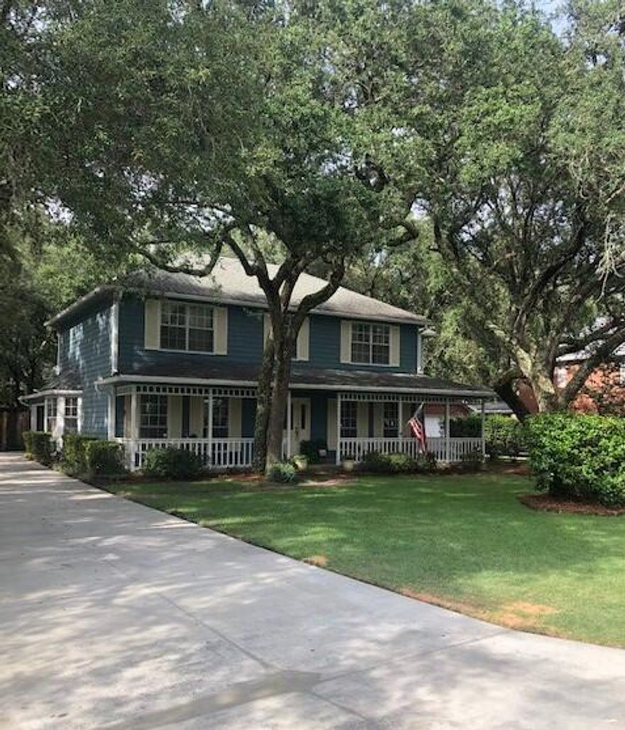 Tucked away in beautiful Caribbean Village in the heart of Bluewater Bay, this 2-stry 4-bdrm home was remodeled in 2015. All stainless steel appliances & gas stove/oven. Ceramic tile/ wall-to-wall carpet found throughout. Downstairs: office/living room, family room, dining room, kitchen & half-bath; Upstairs: 4 bedrooms & 2 full baths. Outside, sit in the screened Florida room in the backyard or the wrap-around plantation style porch in the front. With over 1/3 acre & two 12 foot gates, the backyard provides ample storage. Shed conveys. No HOA. Zoned for A schools & only a few blocks from the nearest grocery store, restaurants, fitness centers, & marina, this home is perfect for you.