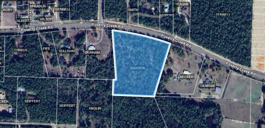 Parcel Size: 8.300 acres Land Use Type: Residential/Agricultural Frontage Access: Gravel Road - Poverty Creek Rd GPS Coordinates: 30.80869,-86.48127 Water Provider: Well required (buyer to verify feasibility) Sewer Provider: Septic system required (buyer to verify suitability) Electricity Provider: Gulf Power Flood Zone/Wetlands Info: Not in FEMA flood zone (verify with Okaloosa County GIS) Property Features: This large 8.3-acre lot in Crestview, FL offers an incredible opportunity for residential or agricultural use. Located on Poverty Creek Rd, the property provides privacy and seclusion, with a mixture of cleared land and wooded areas. The property features creek access and a peaceful natural setting, ideal for a custom home, hobby farm, or recreational property. Crestview is known for its quiet, rural atmosphere and proximity to the Gulf Coast, making this lot a great investment for those looking to build or simply enjoy the outdoors.