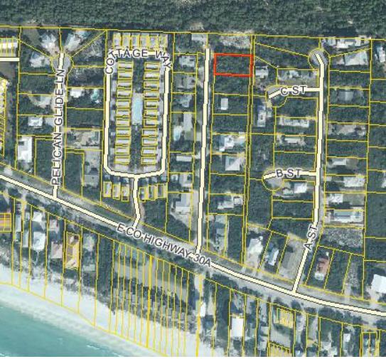 Great place to build your dream home just 1/4 mile from the Gulf! Deeded beach access is at the front of the street.