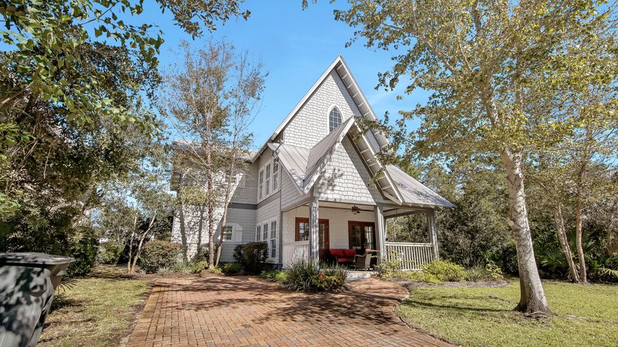 This uniquely designed and beautiful home in the fast growing area of Inlet Beach comes with an open floor plan consisting of 4 bedrooms, 3 1/2 bathrooms, large kitchen, and ''FULLY FURNISHED'' with furniture that was newly purchased and rarely used. The Preserve at Inlet Beach is just 2 blocks to the beautiful Gulf of Mexico and Rosemary Beach with an underpass to go under Highway 98 for pedestrian and bicycle use, projected to begin construction in 2021. The development comes with a large pool and a fireplace for your comfort on cooler nights. You will also find a platform dock that connects to Lake Powell for all the owners in the Preserve.