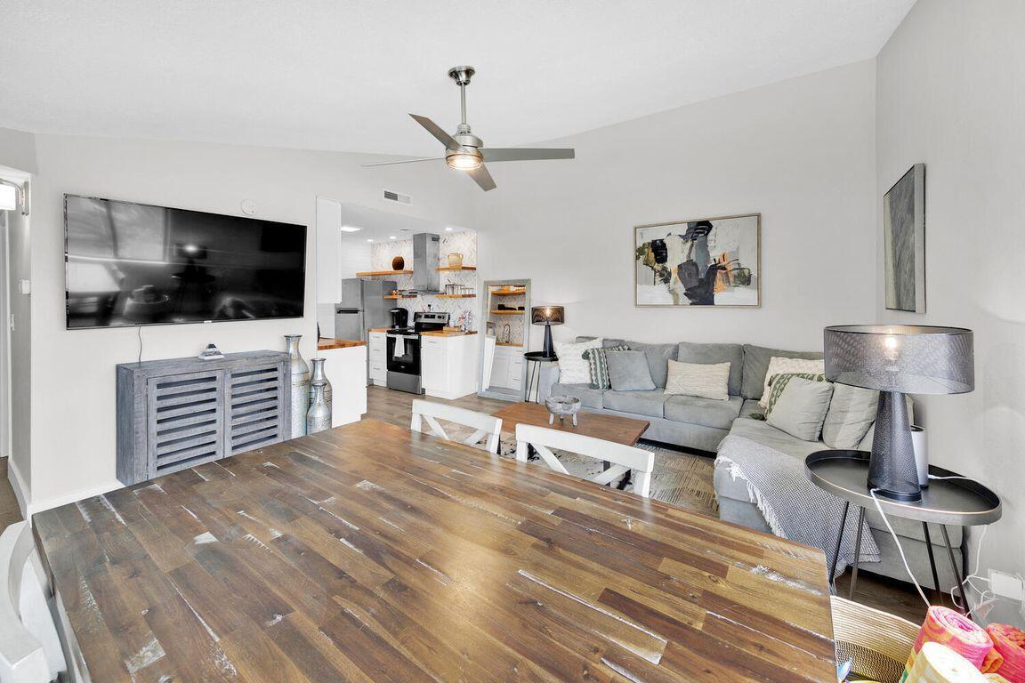 Welcome to Surf Song A24, a fully renovated turnkey condo, and your perfect beachside retreat! Tucked away on a quiet dead-end street, this 1-bedroom, 1-bath condo offers a prime location--only one block from Pompano Joe's and the sugar white sands of Miramar Beach! This stunning unit was completely updated in 2022 with new LVP flooring, fresh paint, and a fully renovated kitchen featuring new backsplash, shiplap, cabinets, and ceiling. All appliances, including the fridge, stove/oven, dishwasher, washer/dryer, and microwave, were replaced in 2022, along with stylish new furnishings and decor (all of which convey)! The bathroom also boasts an upgraded vanity cabinet and mirror.Relax in the spacious living area, complete with brand-new 65'' & 55'' TVs, or step out onto your private balcony. Soak in the coastal breeze. As part of Surf Song Condos, you'll have access to an exclusive swimming pool shared with just 16 units, plus a grilling area for cookouts.
With proven rental potential of $30-35K annually, low monthly HOA fees ($450), and a financially strong HOA, this condo is both an excellent investment and a dream getaway. Don't miss this rare opportunity to own a beautifully turnkey beach condo in one of the most desirable locations on the Emerald Coast. Schedule your showing today