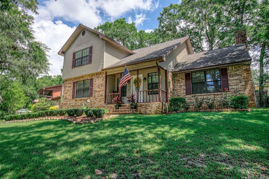 This beautiful custom-built, one owner home has been meticulously maintained and is a must-see! Located across the street from Rocky Bayou, this home is high and dry and offers a water view and amazing curb appeal. Boasting 3 bedrooms, 2.5 bathrooms, and 2217 square feet of living space, the thoughtfully appointed layout features three living spaces, including a Florida room addition built in 2007. French doors from the Florida room lead into the cozy family room where you will enjoy the gas fireplace on chilly nights, and plentiful natural light from the large picture window. The kitchen features new granite counter tops, new stainless steel under-mount sink, new dishwasher, and new smooth-surface cooktop/oven, as well as a new range hood. The eat-in area is framed by a bay window overlooking the backyard and paver patio. The open floor plan of the formal dining and living rooms is perfect for entertaining, and allows for large gatherings and holiday meals. Upstairs the large master suite includes his and hers closets, new granite countertop, and a whirlpool tub in the master bath. 

Other features of this home include irrigation system, pull down stairs in the garage that lead to attic storage space, new gas water heater and several newly replaced windows (replaced in March 2018). The roof was replaced in 2003 and the HVAC system in 2013.

The beautiful tree-lined street with quiet cul-de-sac offers limited traffic and provides an ideal setting for family walks or bike rides. Close to all that Niceville has to offer, including shopping, dining, Eglin AFB, Northwest Florida State College, and a short 15 minute drive to the beaches in Destin, this home is a rare find. Make it your home today!