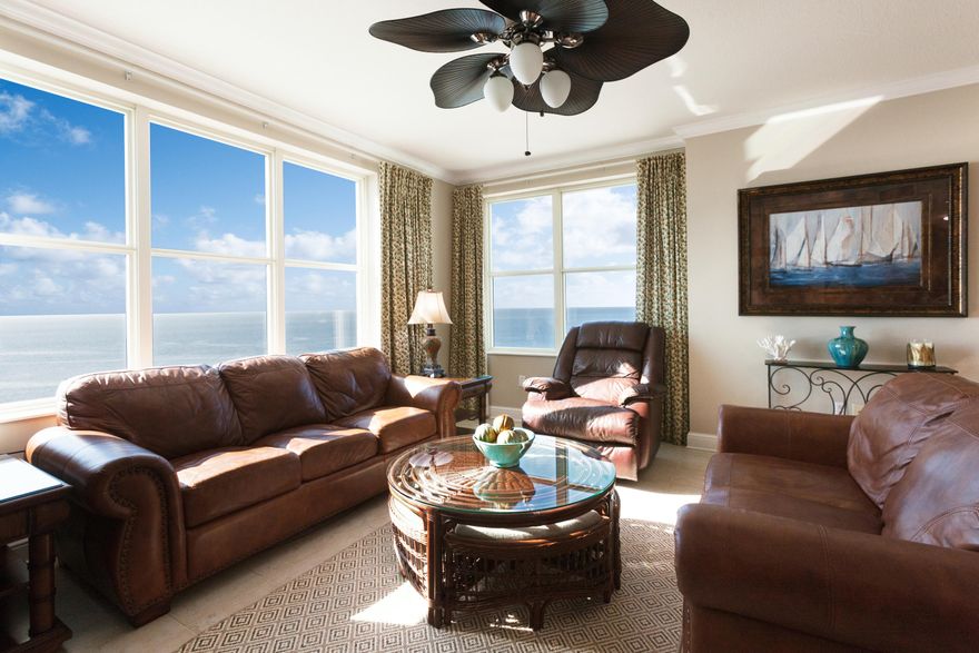 'CURRENTLY UNDER CONTRACT, SELLER ACCEPTING BACKUP OFFERS' Breathtakingly Beautiful with Priceless views, AQUA 1101 is one of the highest in demand across the Gulf Coast with the largest square foot and spacious Penthouse Model floor plan. Panoramic views throughout with 3 (Three) balconies, spectacular sunsets and excellent rental income potentially averaging between 65K and 75K! Updated and positioned in the market with 5 years of Successful momentum so this condo is market strong and in position to drive the highest ROI! 3 Bedroom, 3 Bath w/ each bedroom having its own balcony with views of the Sparkling Blue-Green Ocean on the Emerald Coastline. Aqua is in the middle of a Goldmine at Pier Park and nothing compares to this opportunity across the Gulf Coast!