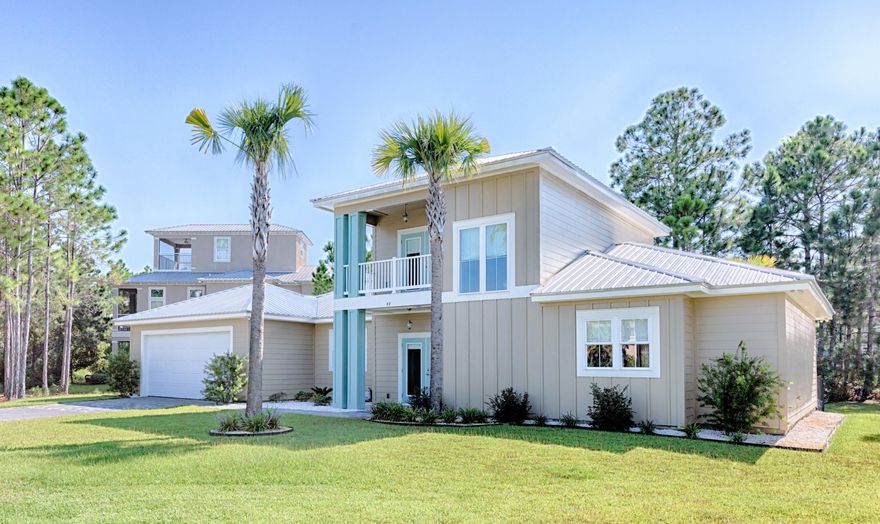 Now is your chance to own a nearly new home in one of the best communities along 30A. Custom built (not track built) this home will be a perfect full time residence, second home, or even a luxury investment property. Oversized two car garage. Master suite on main. Both upstairs bedrooms have private baths. Tile floors throughout the living and dining areas, plank flooring in all the bedrooms.Move in and unpack your bags, because this home is being sold fully furnished with high end furnishings and upgrades galore. Cypress Breeze is the ultimate family community featuring what most would say is the BEST pool on 30A! The back porch is screened and iron fenced yard for the ultimate Florida living. Come see your new home today before it's too late