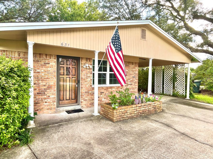 Huge corner lot in a convenient location, close to bases, shopping, schools. Seller has owned this 4 bedroom home for over 40 years! 2 separate living areas to spread out - the kitchen opens to a den with views of the lush large privacy fenced backyard. The laundry area is located in the separate utility room, which is accessible from the carport or kitchen. Backyard and side yard have room for a pool, RV or boat storage.. The 16' shed is perfect for storing yard tools. Be sure to check out the abundant mature grapefruit tree! The windows along the front of the home and the back sliding door upgraded 2015. The front door has a storm door to enjoy the views of the tranquil neighborhood. HWH and HVAC - 2019,  roof replaced 2018. 8-zone sprinkler system, gas grill hook-up on patio.