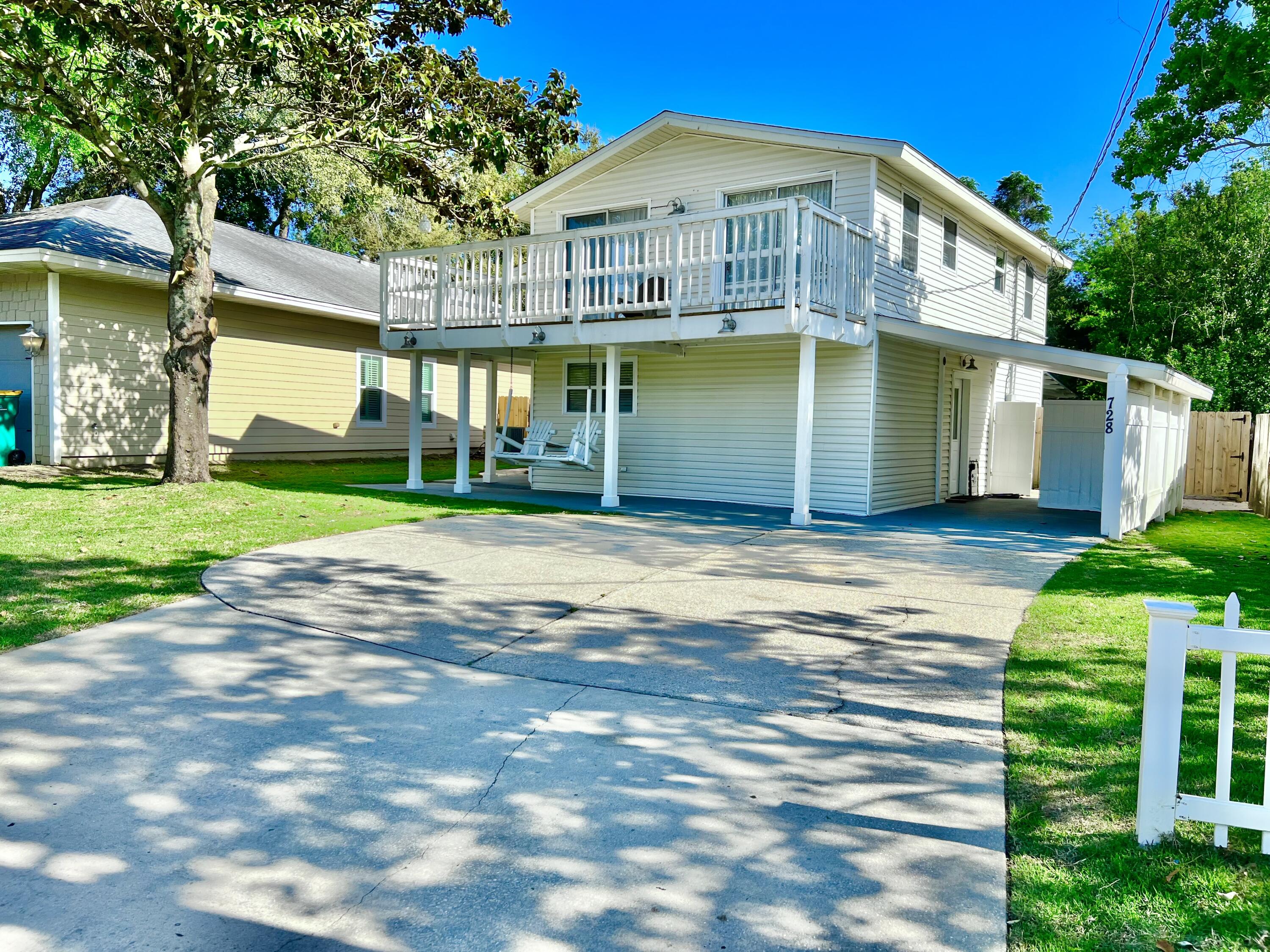 Treasured Florida cottage in the heart of Destin! Close to shopping, dining, and everything the fishing village offers. Sidewalk community provides ease of exercise/travel to public boat ramp, parks, ball fields, private airport, schools, and churches. No Hoa, No short-term rental. Outdoor kitchen complete with XL green egg, stainless steel griddle, ice maker, fridge, storage, and sink. Custom metal frame and concrete counter tops to accommodate bar seating for 8. Relax in privacy while soaking in hot tub overlooking magnificent oak tree. Privacy fence surrounding one of the deepest lots in Destin! Plenty of space to add pool behind outdoor kitchen or enjoy fire pit with oversized sitting area.