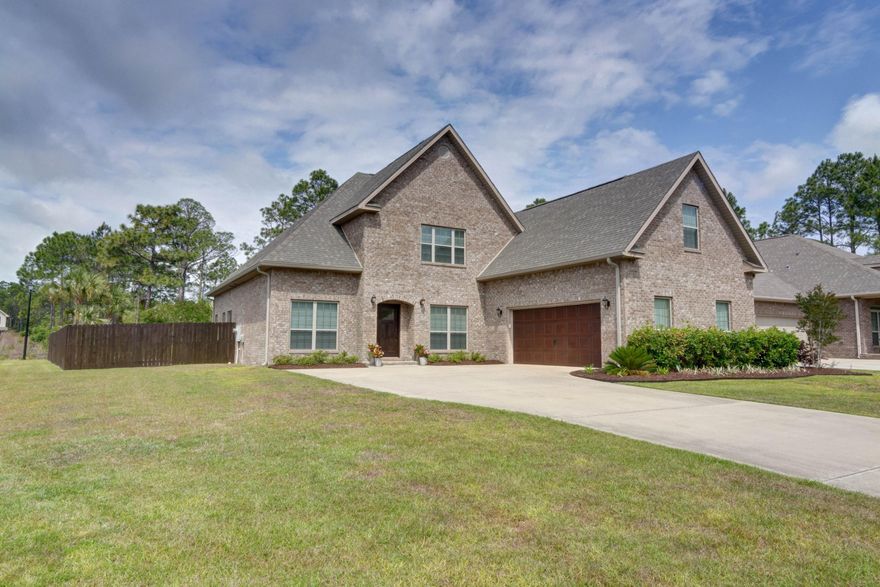 This impressive 3157sqft, 5 Bed/3.5 ba home in sought after Summerset Estates is located on spacious corner lot w/courtyard entry garage. The open, split floor plan is ideal for entertaining with a beautiful farm door separating two bedrooms and full bath from the main living space for added privacy.Wood flooring flows throughout the primary living areas with 20'' tile in kitchen & baths.First floor includes great room which boasts a 10' trey ceiling, formal living space/office, formal dining room, half bath, spacious kitchen w/granite countertops, breakfast bar overlooking the great room, center island, double pantry & stainless-steel appliances.Laundry room is separated w/privacy barn door & includes additional 13'x6' storage room along w/built in pedestals (W/D conveys ''as is'')-more.