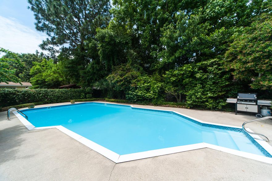 Bring your family to the highly sought after Kenwood neighborhood with walking distance to fine area schools and neighborhood playgrounds! Enjoy your summer with your fully-fenced backyard, in-ground pool, and screened courtyard overlooking the pool deck. The interior of the home has been recently updated and freshly painted making this home move-in ready. This home is centrally located to both bases, shopping, and area restaurants. Come quick! This home won't last long!!