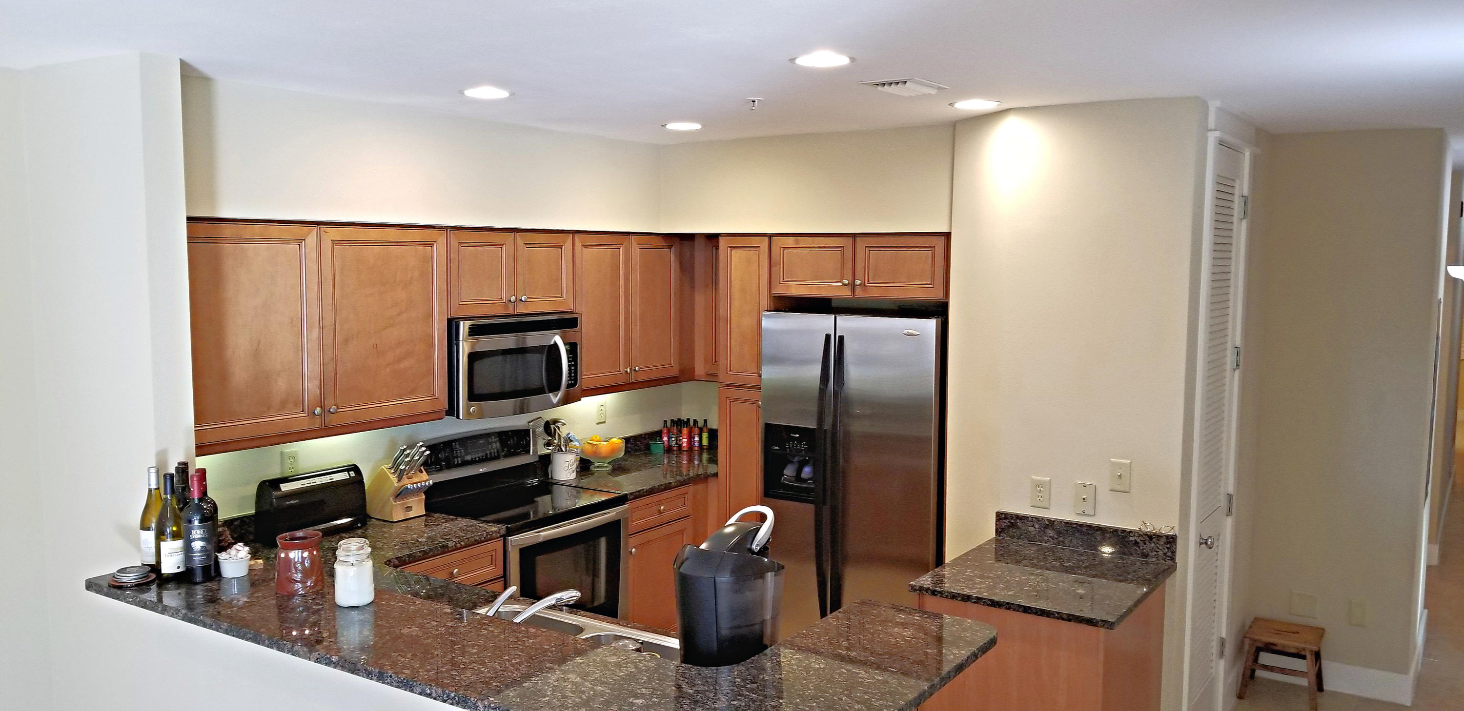 Sailwatch Landing A Private, Gated, Waterfront Community conveniently located on Brooks St Downtown Fort Walton Beach next to Giovanni's 189. This 3 bed 3 bath open condo is located on the 2nd floor with views of the sound. Kitchen has granite countertops and breakfast bar, recessed lighting, small pantry, and stainless-steel appliances. Spacious living room has built-in gas fireplace and double French doors leading to your private balcony. Complex offers community dock, waterfront pool, exercise room, community room, BBQ pit area, and gazebo. Deeded, private oversized garage conveys with the unit as well as a climate-controlled storage unit. Get ready to enjoy luxurious living today within walking distance to restaurants, shops, parks, and the sandy white beaches of Okaloosa Island!
