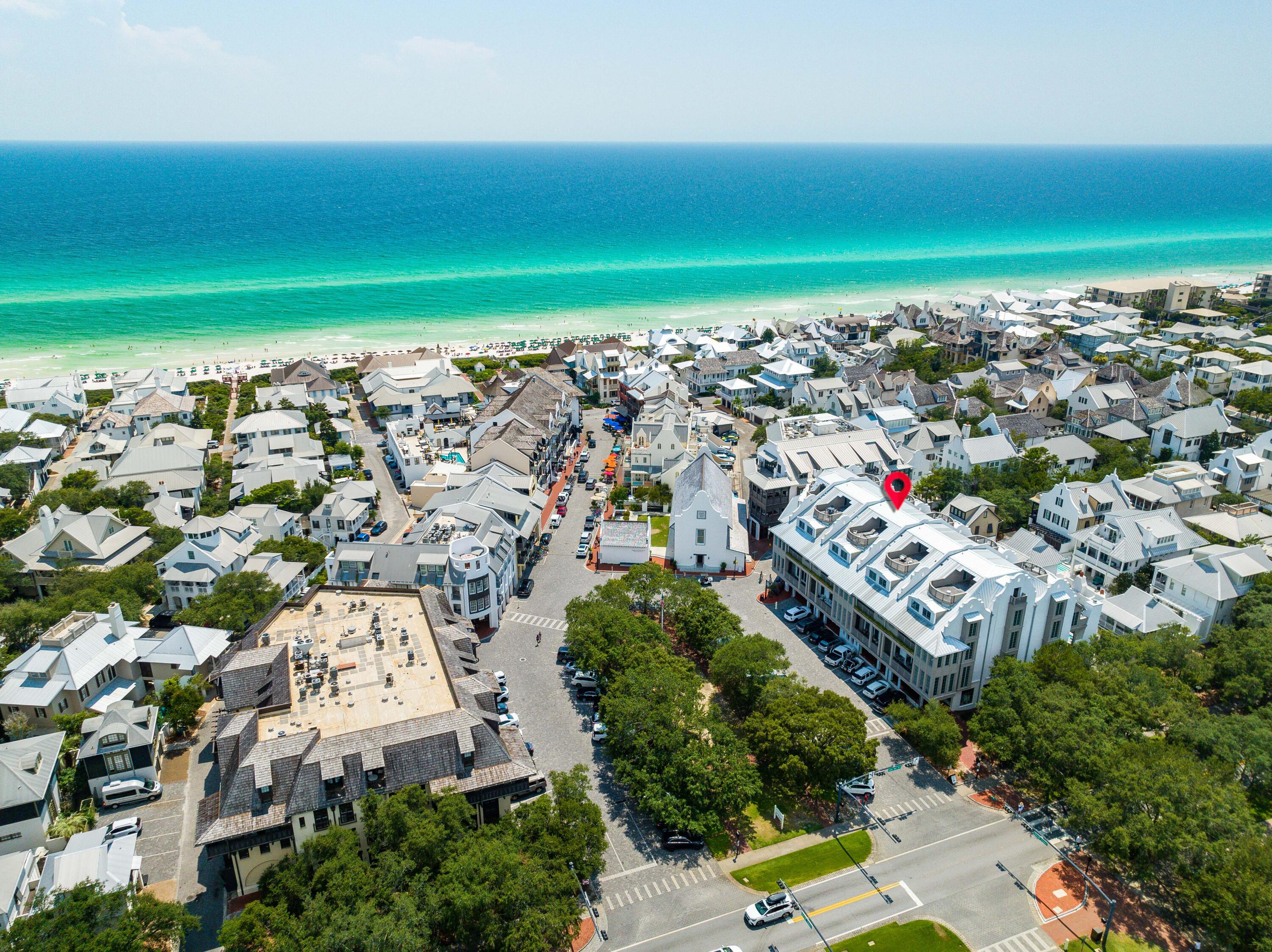 Experience the most upscale residence in Rosemary Beach(r). Residence 3 at the Providence spans five levels from the ground floor entry, serviced by its private residential elevator, to the rooftop terrace.This Breathtaking 6,972 square foot residence boasts 5 large bedrooms with en suite baths, 2 bunk rooms that sleep 4, each with a full bath. The rooftop terrace spans 3,226 sq ft of outdoor entertaining and living space with gulf views east and west as far as you can see. The expertly designed floor plan of this residence allows your family and guests to spread out and enjoy the expansive, second-floor living area that features a huge kitchen, two separate living spaces, a dining room, wet bar and butler's pantry, not to mention the private pool with open fireplace and porch swing.