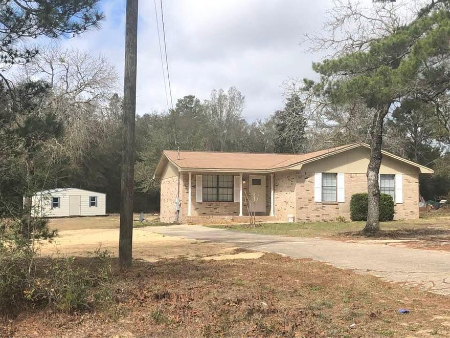 This is a full brick home with 3 bedrooms, a full bath at the end of the hall and a half bath off of the Master Bedroom. Completely remodeled on the inside, with a fresh coat of paint in the new light grey colors. HUGE yard that has been cleared. All new LVP flooring throughout! Definiately need to check this one out.