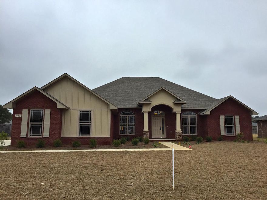 Beautiful home located in Baker! 2929 square feet with large Florida room, spacious great room and master bedroom, master bath has double vanities, garden tub and separate shower, granite countertops in kitchen, built in microwave, raised panel maple cabinets, open patio, formal living and dining rooms, energy efficient.