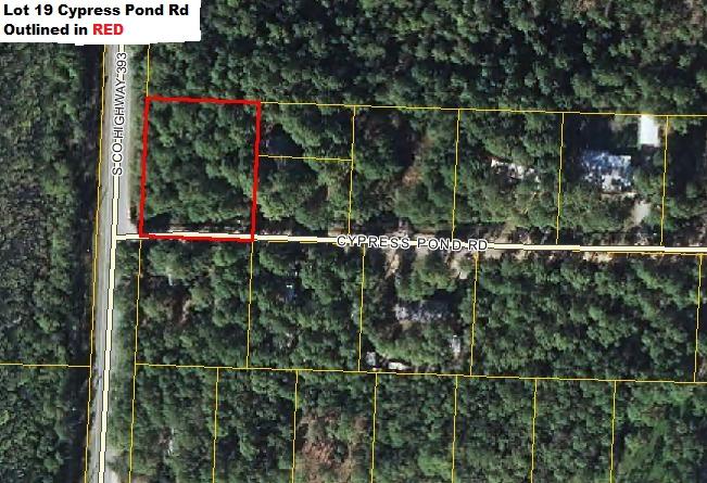 Large Vacant Lot At The Corner Of Cypress Pond Rd And County Road 393. Wooded Lot On Street With Homes And A Duplex. North Side Of Lot Borders State Forest Lands. Across Co Rd 393 Are Additional State Forest Lands. Lot May Contain Wetlands. Potential Buyers Are Encouraged To Investigate Any Factors That May Affect Their Decision To Purchase. With This Lots Proximity To The Gulf And Hwy 98 It Is Worth Your While To Investigate The Potential!