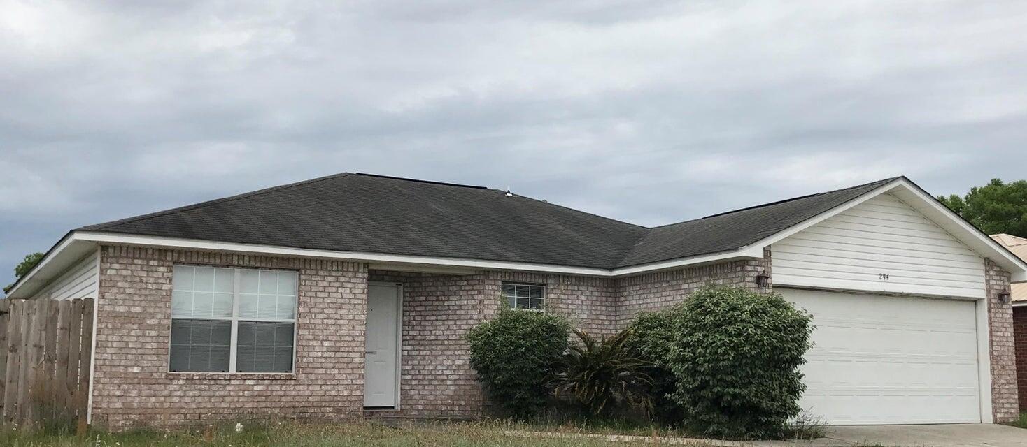 Great location! Close to shopping, hospital, schools and I-10, and only 20 minutes to Eglin AFB. Your next home is nestled just inside Redstone Estates. It features a nicely designed split floorplan with separate dining room that could also be used as an office if needed and laminate flooring throughout. The main bedroom features a large bath with garden tub and double vanity. Living room has a view to the privacy fenced backyard. Call today to set up your personal showing or for more information.