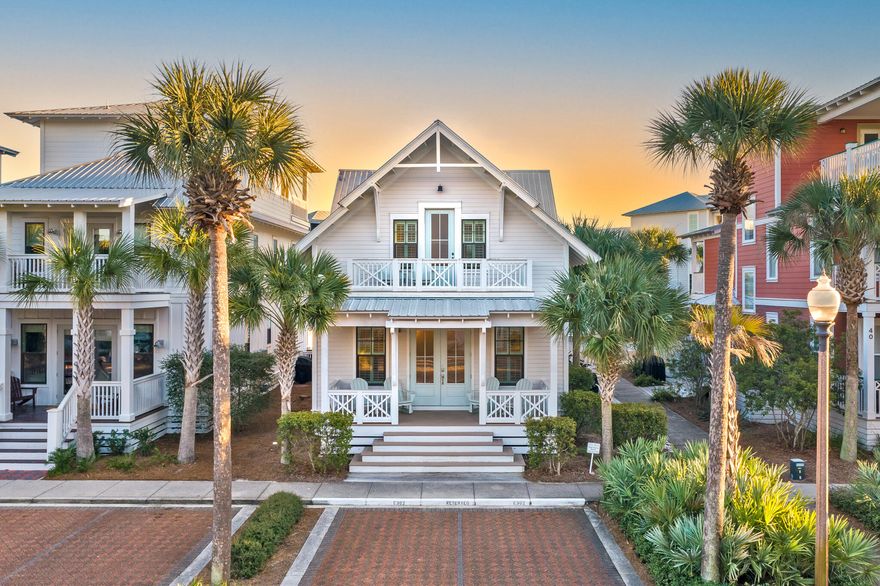 Great & Consistent rental property, coming off of its best year of rental income in 2024. This charming 3 bedroom 3.5 bath (plus loft space) cottage boasts over 2,000 square feet of thoughtfully designed living space. Nestled in the heart of Seacrest Beach, the 'Carefree Cottage' sleeps 8 people comfortably.Situated just steps away from all the attractions you desire, such as the Gulf of Mexico, Rosemary Beach, Peddler's Pavilion, and Alys Beach, this home offers unparalleled convenience. What truly sets it apart is its prime positioning right at the front of the community, directly across from the resort-style pool and close to a neighborhood tram stop.Step inside, and you'll be greeted by a classic coastal style that defines the open living spaces.