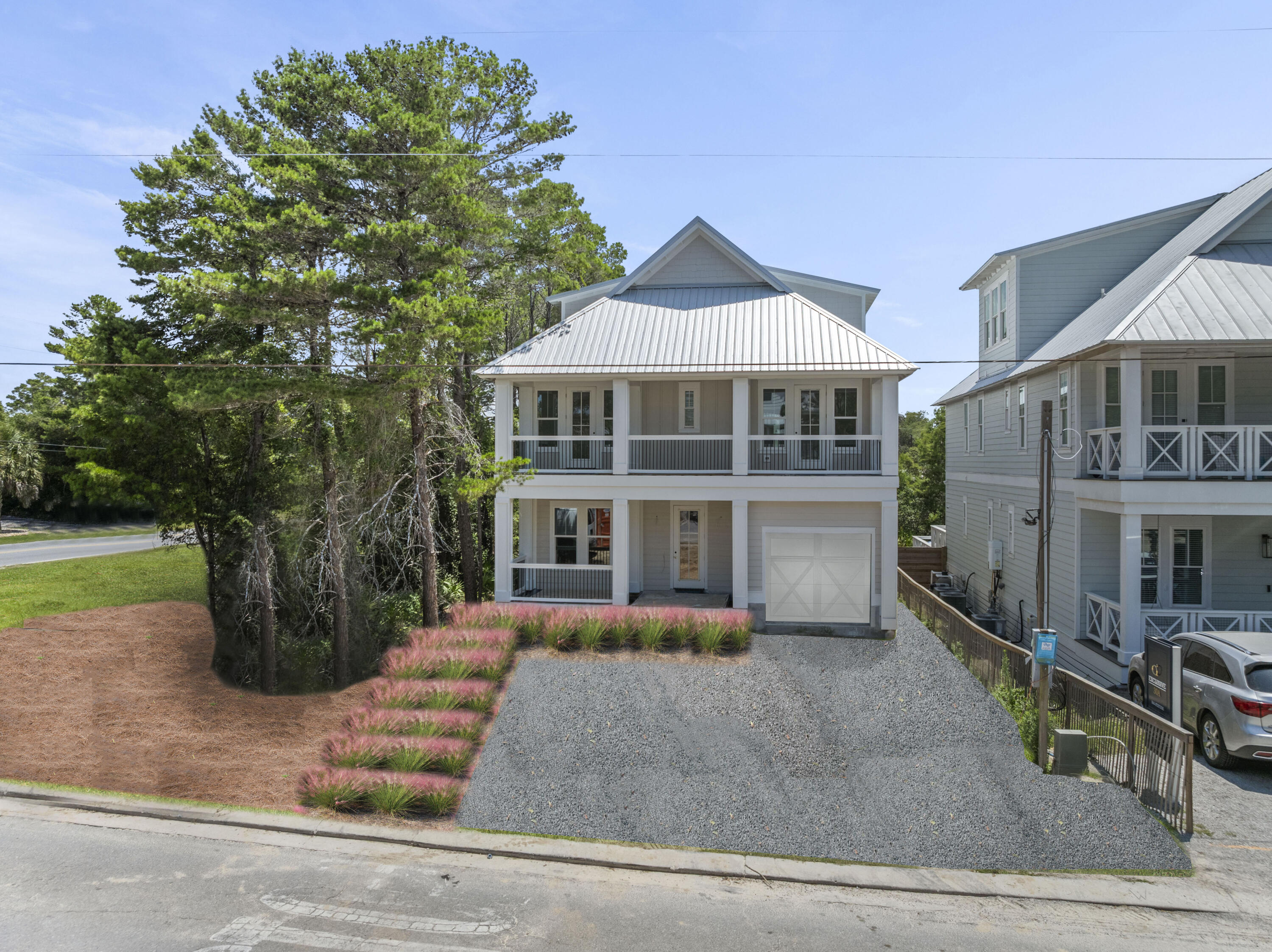 This incredible NEW CONSTRUCTION coastal home is located south of 30A in the highly sought-after Eastern Lake neighborhood. This home is just a short walk away from the public beach access. Boasting almost 4000 sq ft, this home encompasses 5 bedrooms, 1 Bunk Room, 5 full baths, 2 half baths, Loft/Game room, 1-car garage, and a private pool making it perfectly suited as a primary residence, second home, or investment property with no HOA! Notable features of the home include high end LVP floors throughout the common areas and bedrooms, beautiful custom backsplash in the kitchen and bathrooms, trim accent walls, and gorgeous custom lighting throughout. This home offers the added benefits of steel framing, including higher wind, termite, and fire resistance resulting in significantly reduced insurance premiums. Please see the document section for the selections/finishes for this home (furnishings also)!
The first level offers an accommodating open floor plan and features a lovely great room with recessed lighting, paneled walls and direct access to the large covered porch. The kitchen is beautiful with Quartz countertops, custom tile backsplash, large island/breakfast bar with pendant lighting, and stainless steel appliances. The kitchen comes with a 6-burner gas range and beautiful vented hood. The spacious master bedroom is also on the first level and features a walk-in closet and luxurious en-suite master bath. The master bath offers a double vanity with Quartz countertops, garden tub with tile wall and gorgeous chandelier, and a walk-in tile shower with frameless glass door. Also, on the first level is a sunroom off of the living area leading out to the outdoor deck and pool area. This area has a powder bath, custom shelving and hooks for towels and laundry making it super convenient being adjacent to the pool area. An Ice maker and an under counter beverage center are in this sunroom as well making it super easy to access drinks while enjoying your outdoor sanctuary! The pool area also comes with a beautiful outdoor kitchen/grilling area with granite countertops perfect for enjoying a pool day with family and friends!
The additional 4 bedrooms are all generous in size and located on the second level, giving the master bedroom extra privacy. Two of the bedrooms feature en-suite bathrooms and direct access to a large covered porch. One of these could be considered a second master suite as it features two walk-in closets and a double vanity in the en-suite bathroom. Two of the bedrooms share a Jack and Jill bathroom with one of these bedrooms offering a walk-in closet. The fifth bedroom is a bunk room with built-in bunk beds great for the kids!
The third level offers an enormous bonus room with a wet bar, beverage center and a half bath making it the perfect entertainment space! In addition to this great third level bonus space, the two large porches, pool deck, and fenced-in back yard are also perfect for entertaining. **Photos are of a previous home this builder built down the road. Photos are of the same floor plan, but the finishes will be slightly different.**
Situated next to Eastern Lake, a rare coastal dune lake, and the Gulf of Mexico, this home enjoys quick and easy access to all that the coastal lifestyle has to offer such as kayaking, canoeing, paddle boarding, swimming, fishing, and boating (only small motorboats are allowed on the coastal dune lake). There is a public boat ramp at the county park on Lakewood Drive and a public beach access at the outfall on South Gulf Drive & Eastern Lake Road. With a short stroll over to the public beach access, you will have your toes in the sugar-white sand along the emerald green and crystal blue waters of the Gulf of Mexico within just minutes! Old Florida Fish House is also a short stroll away on the north side of 30A and offers delicious lakeside dining and live music. While Seagrove definitely has a small town charm, it also has a luxurious side to it with Greenway Station a short walk away offering premier dining, boutique shopping, art galleries, art festivals, outdoor concerts, bike paths, and neighbors the upscale communities of Seaside & Watersound. Don't miss the opportunity to make this phenomenal home a great rental investment, vacation retreat, or a full-time residence!