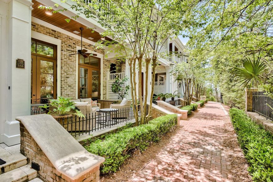 This exterior unit with Bay views is in a gem of a location. Don't miss out on this recently redecorated 3 bedroom, 3.5 bath townhome. Decorated and utilized for mostly private use but being sold fully furnished and with a rental projection of close to $50K! Le Jardin residents enjoy gated parking in the Baytowne Wharf garage and access to the terrace pool with hot and cold spas, fitness room, barbecue area and lawns. Find 166 on the north exterior tucked quietly behind the private security gate. These charming, New Orleans inspired townhomes offer all the amenities and activities that Baytowne Wharf has to offer, without the noise of the party.