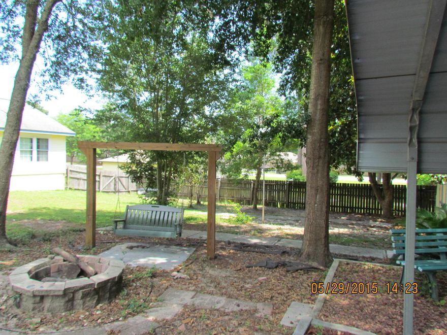 This 3 bedroom 2 bath home welcomes all with being pet friendly and hugh yard perfect for family and entertaining. Fenced backyard with shed and built in fire pit. The house features tile & carpet, large living room, easy flow kitchen & even washer and dryer (non-warranted). Owner will consider pets with a refundable pet deposit and a non-refundable pet fee to be determined by owner. Any pet must be spayed/neutered, housebroken, current on vaccinations and NO puppies or kittens. All adult persons intending to live at the property must fill out an application and be on the lease. Renter's Liability insurance required.