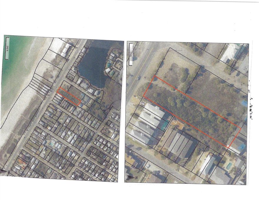 Commercial Vacant Land located across Front Beach Road from the Gulf of Mexico.  Excellent location with multiple possible uses.  Easy access to the snow white beaches of the Gulf of Mexico.