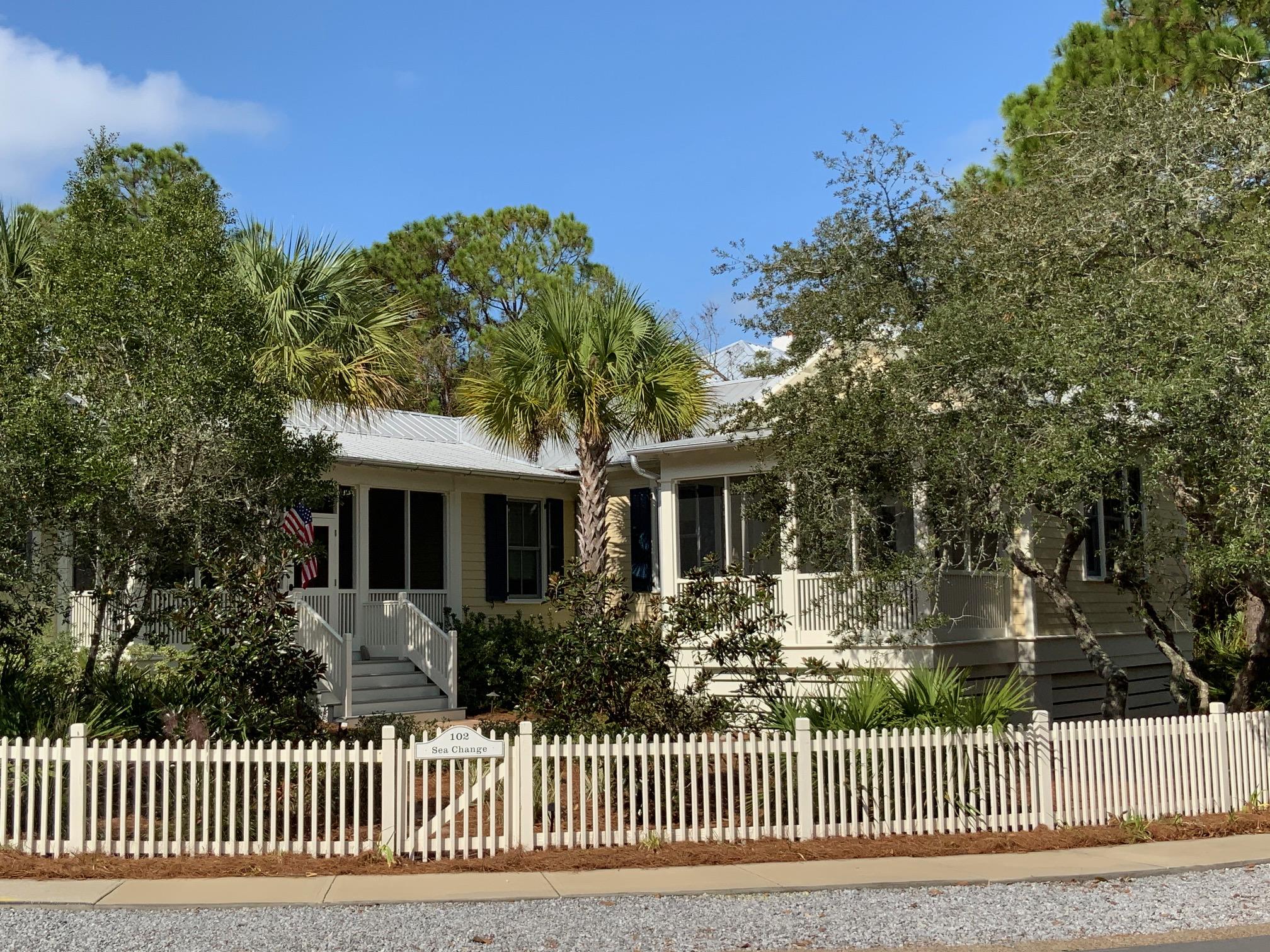 Walk up to the front porch to this amazing one story home with 3 bedrooms, 3 baths, plus office/bunk room and open living/dining/kitchen space. This area has a large screened porch with gas access to add an outdoor fireplace. The carport makes access to the kitchen a breeze. An outdoor shed is handy storage for beach supplies. The laundry room/kitchen pantry is spacious and functional. The space off the main living area can be used as a private office or a bunk room. Two nicely sized bedrooms and full baths are perfect for family or guests. The en suite master area is located away from the living area, has a large bath with walkin shower and a walkin closet with builtins. This oversized lot has room to add additional square footage to the home.