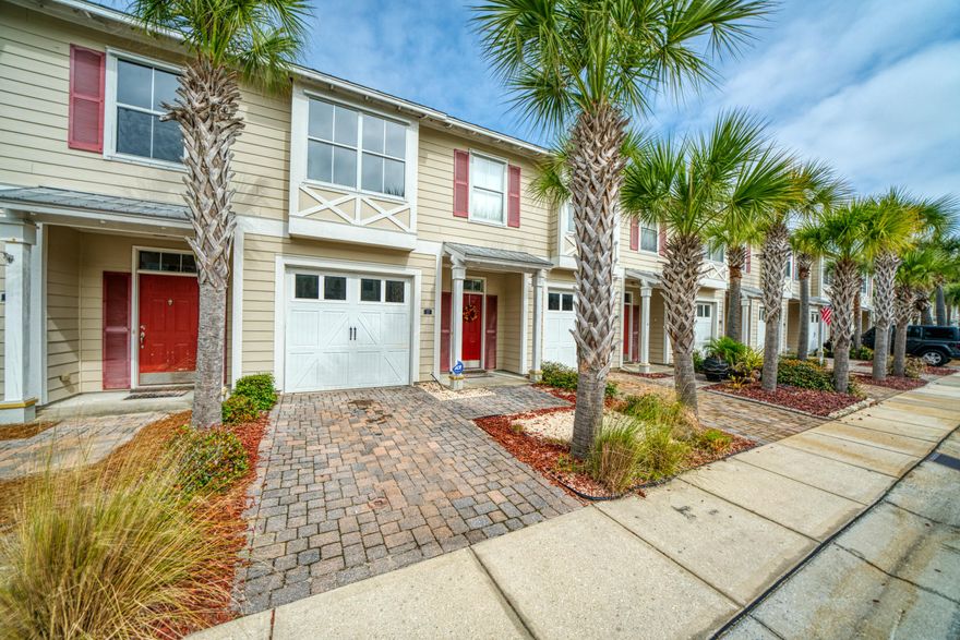 Great opportunity to own a 3 bedroom townhome under $225k! This well maintained townhome is centrally located in Santa Rosa Beach. Currently one of the lowest priced townhomes in all of Santa Rosa Beach. Tiled flooring throughout the first floor. Stainless steel appliances and granite tops throughout. There is a covered patio off of the living area, great for relaxing after a long day. Upstairs you have a large master bedroom with tray ceilings and views to the pond, walk-in closet and master bath with double vanity. In the hallway you have two storage closets and the laundry closet. At the end of the hall are the two guest bedrooms and the guest bath. New carpet is being installed upstairs on January 30th.